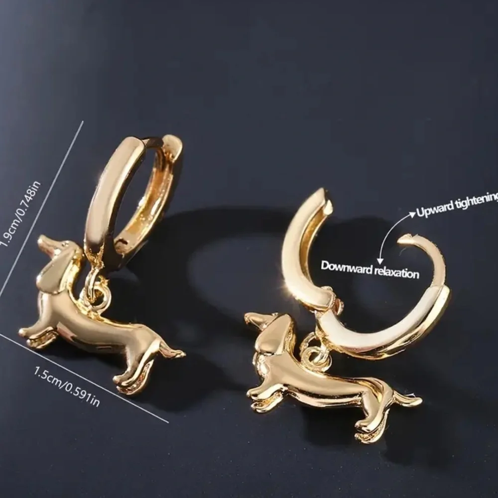 Dachshund Dog Earrings